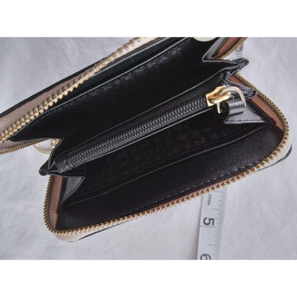 Kate Spade Key Chain Wallet Beige Pink Gold - Picture 6 of 8